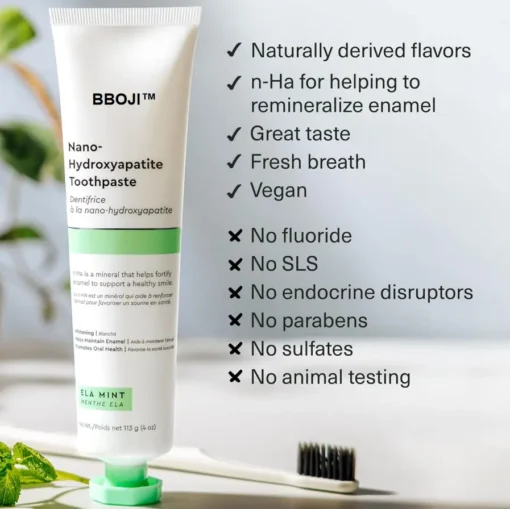 BBOJI™ Fluoride-Free Nano-Hydroxyapatite Toothpaste