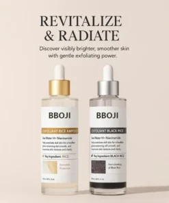 BBOJI® Peel Shot Glow Rice Ampoule Set Brightening Exfoliating Moisturizing Serum