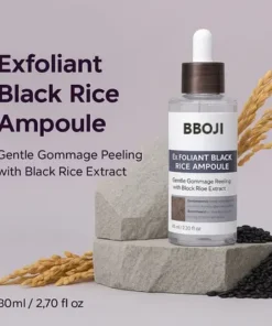 BBOJI® Peel Shot Glow Rice Ampoule Set Brightening Exfoliating Moisturizing Serum
