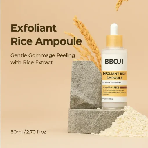 BBOJI® Peel Shot Glow Rice Ampoule Set Brightening Exfoliating Moisturizing Serum