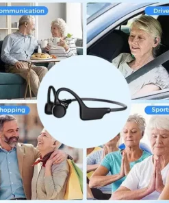 BBOJI Osteoconduction Smart Hearing Aid Bluetooth Earphones