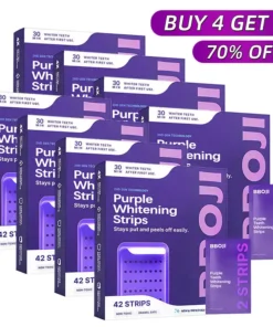 BBOJI Purple Teeth Whitening Strips