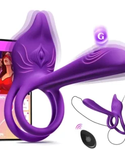 bboji™ Enchanted Girl Luxe Smart Vibrating Ring – App-Controlled Pleasure for Couples