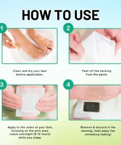 BBOJI™ DetoxPlus Overnight Detox Foot Patch