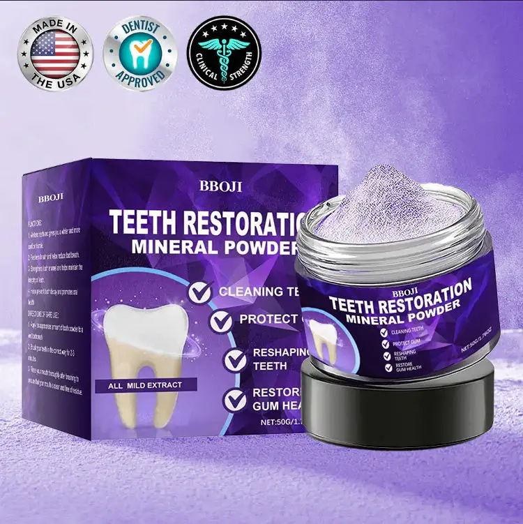 BBOJI™ Limited-Time Offer - Dont miss out Tooth Repair Mineral Powder (Treats periodontitis and oral ulcers, prevents tooth loss, and repairs gum recession)