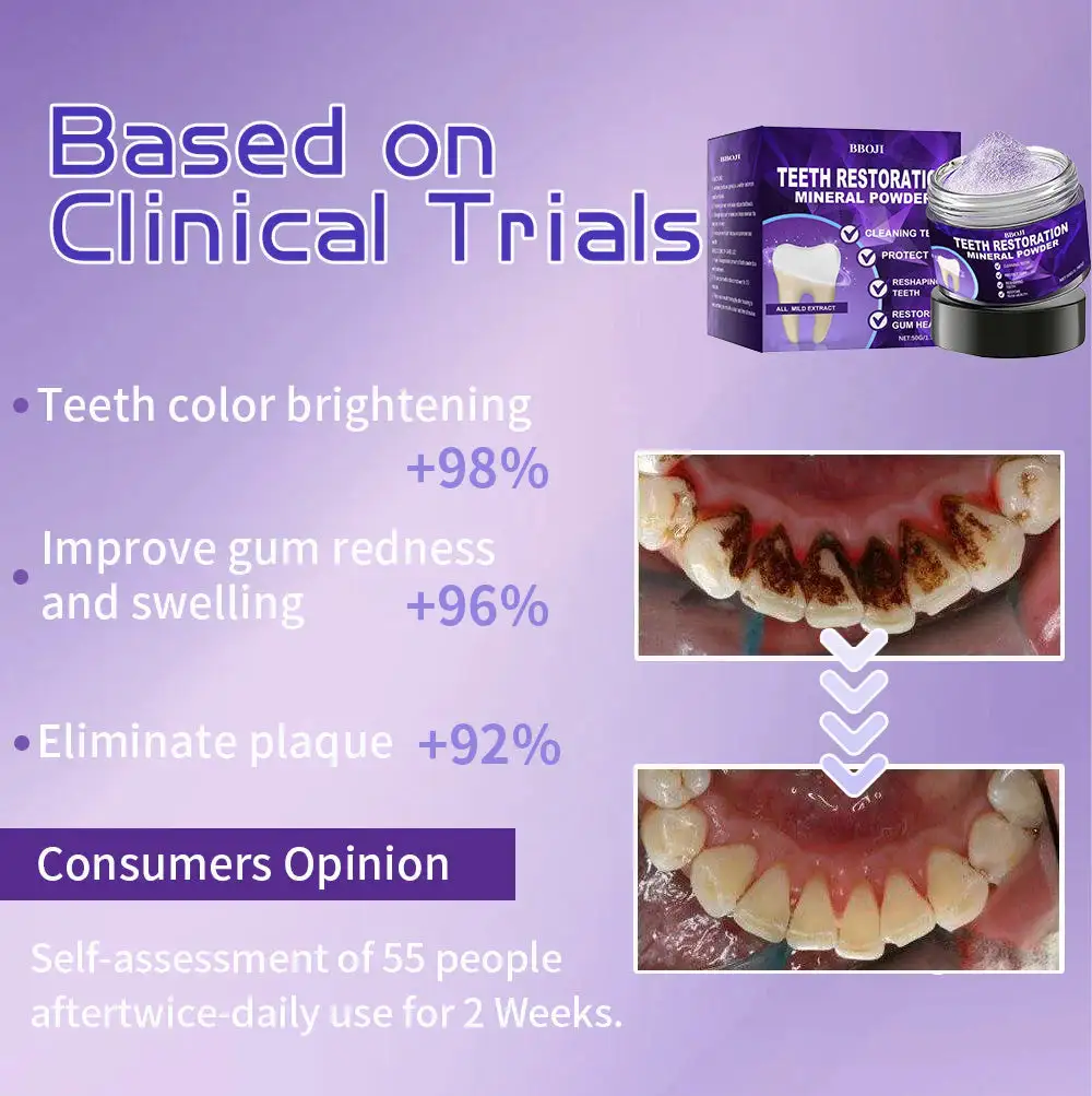 BBOJI™ Limited-Time Offer - Dont miss out Tooth Repair Mineral Powder (Treats periodontitis and oral ulcers, prevents tooth loss, and repairs gum recession)