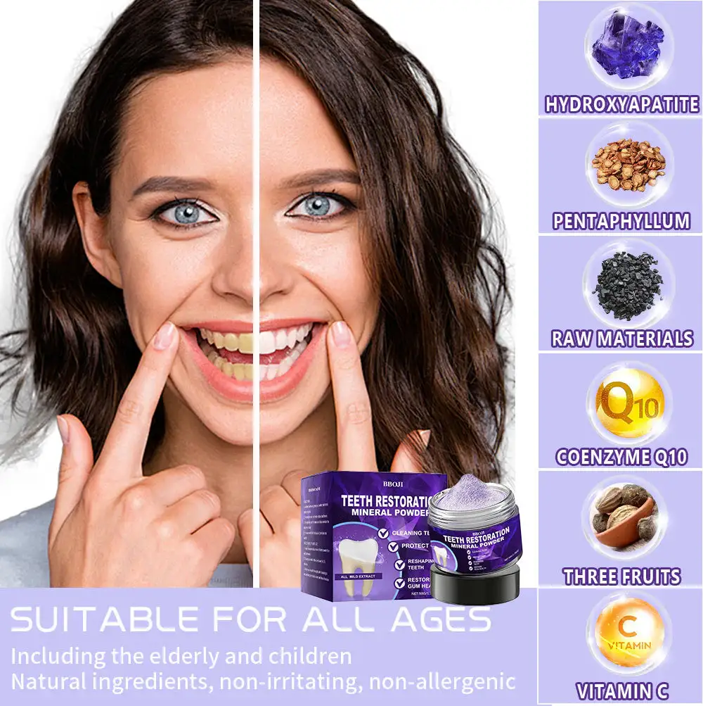BBOJI™ Limited-Time Offer - Dont miss out Tooth Repair Mineral Powder (Treats periodontitis and oral ulcers, prevents tooth loss, and repairs gum recession)