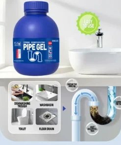 BBOJI Powerful Drain Cleaner — Helps Clear Common Clogs in Sinks, Tubs & Showers