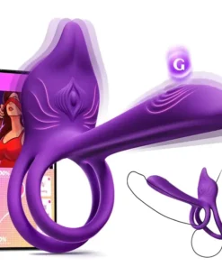 bboj™ Enchanted Girl Luxe Smart Vibrating Ring – App-Controlled Pleasure for Couples