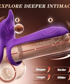 bboj™ Enchanted Girl Luxe Smart Vibrating Ring – App-Controlled Pleasure for Couples