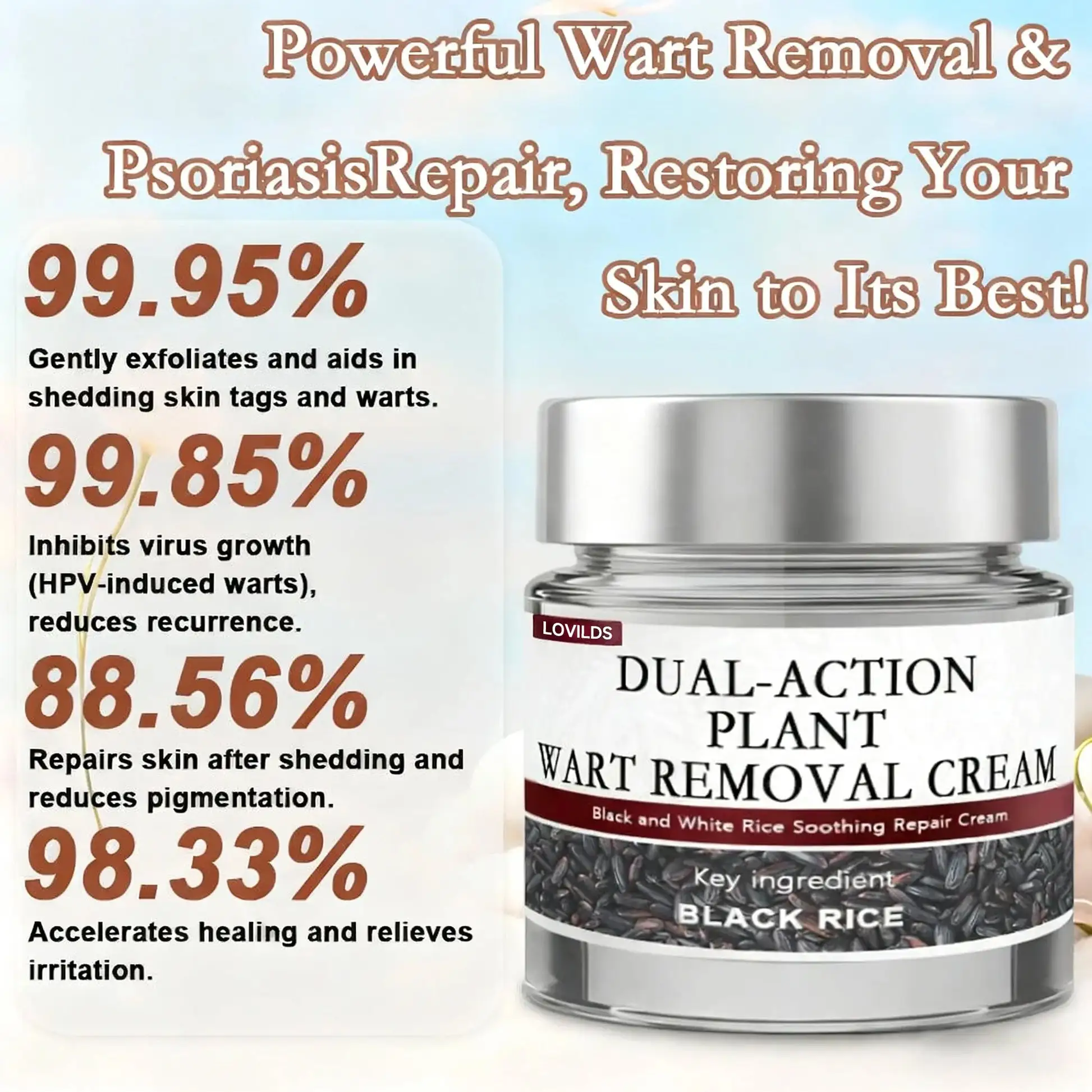 BBOJI® Dual-Action Plant Wart Removal Cream