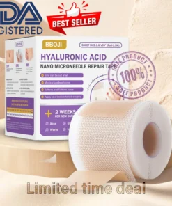 BBOJI® Hyaluronic Acid Nano Microneedle Repair Tape(Treatment of old and new scars, reduction of surgical scars, stretch marks, keloids, acne, burns, warts, dermatomes and varicose veins)