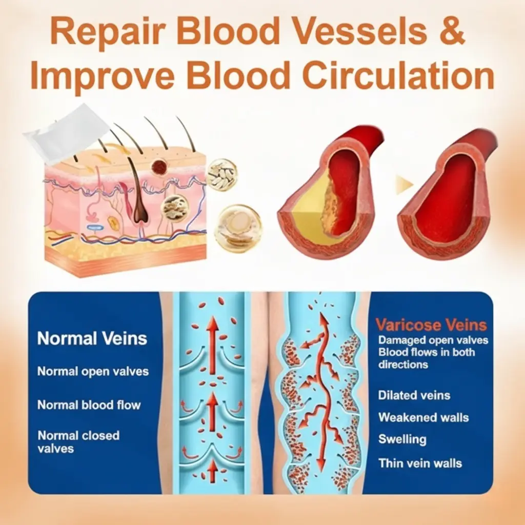 BBOJI® Advanced Micro-Needle Patch Designed for Targeted Leg Comfort Support ,Instant Relief,Long-Term Results