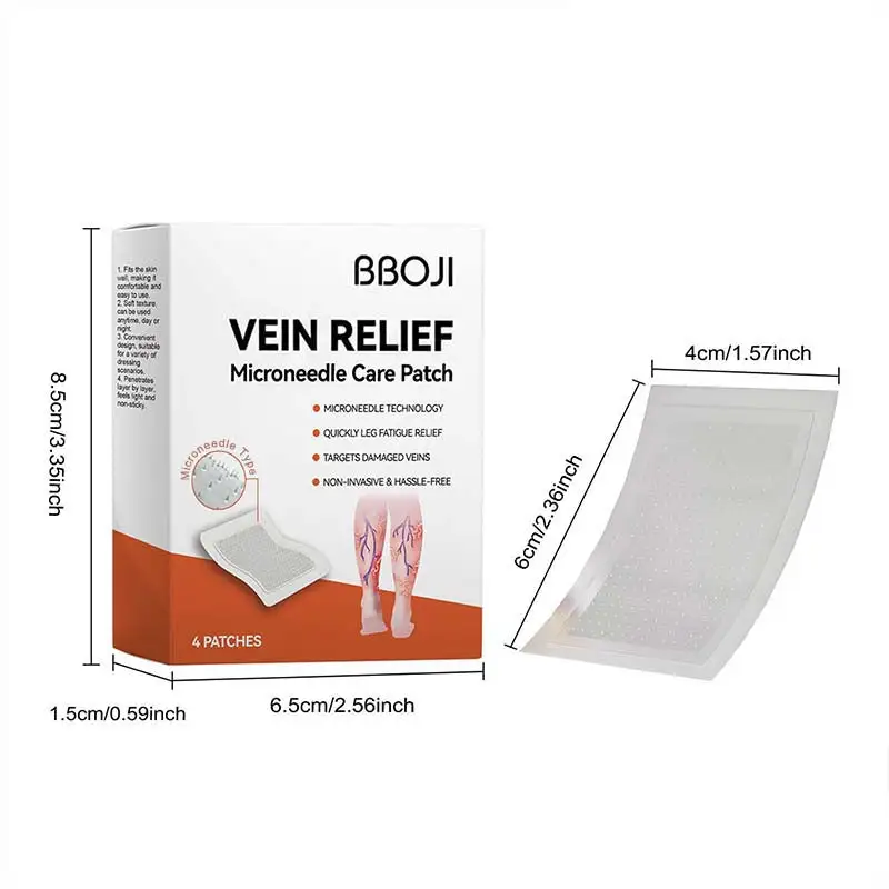 BBOJI® Advanced Micro-Needle Patch Designed for Targeted Leg Comfort Support ,Instant Relief,Long-Term Results
