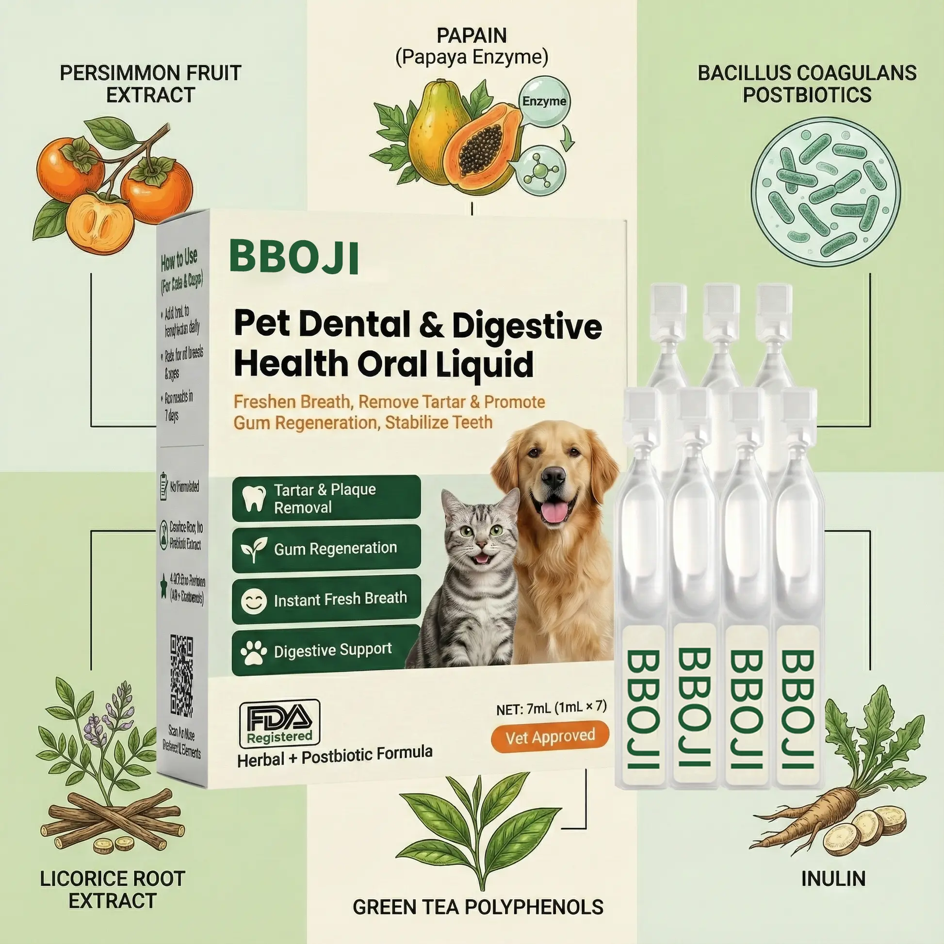 BBOJI® Pet Dental & Digestive Health Oral Liquid