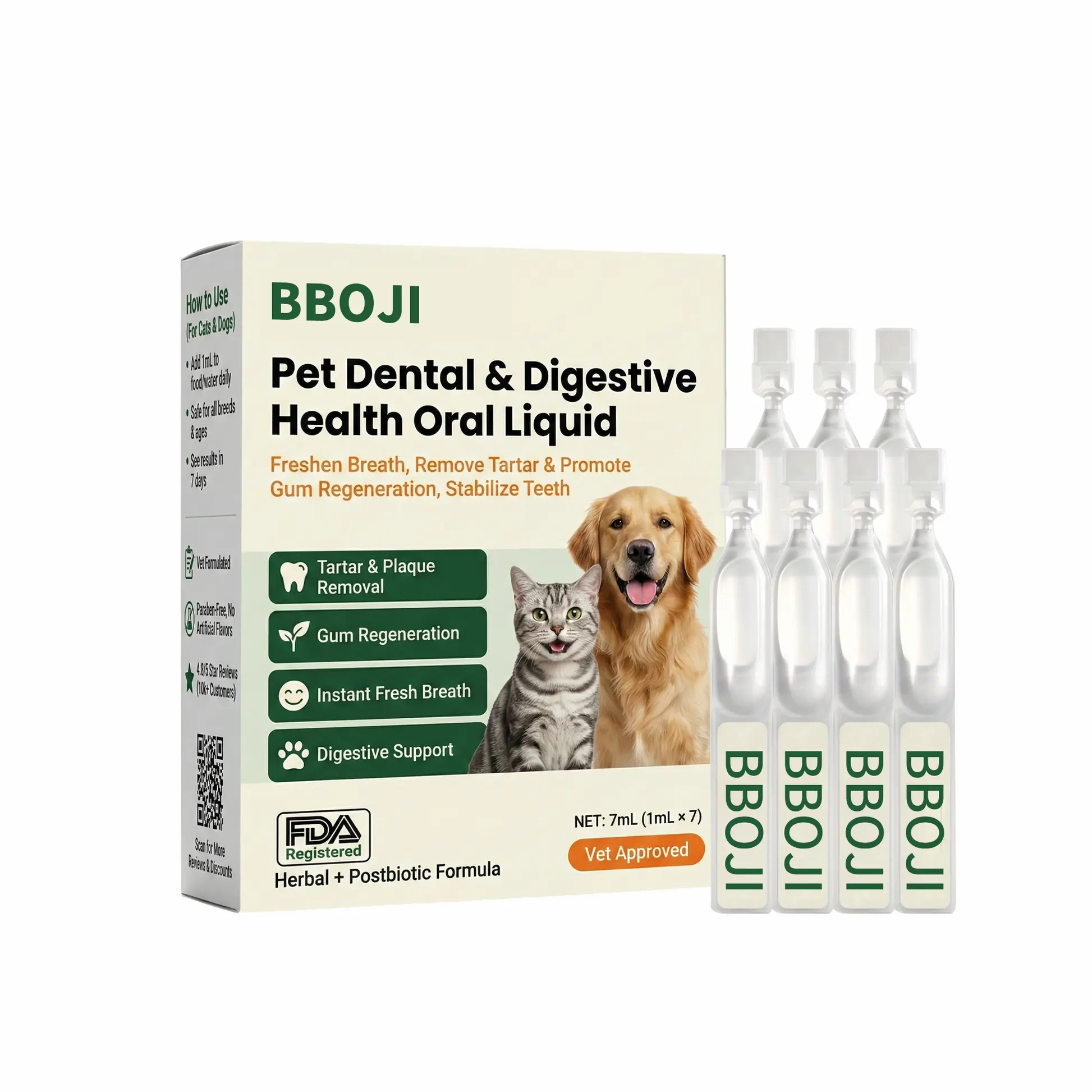 BBOJI® Pet Dental & Digestive Health Oral Liquid