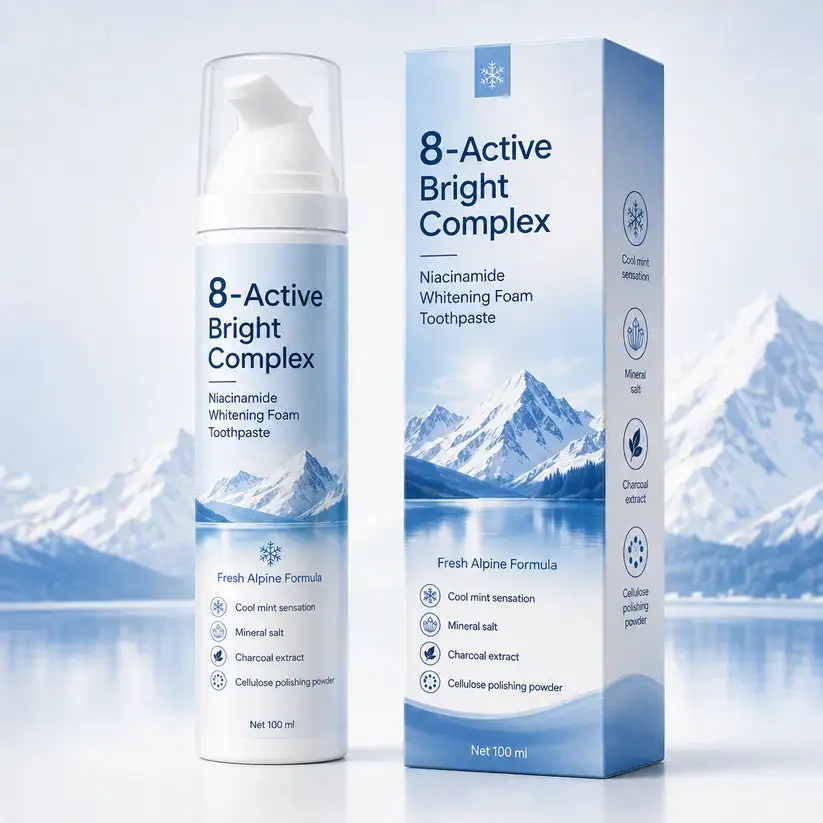 BBOJI® 8X Niacinamide Foaming Whitening Toothpaste