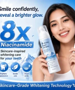 BBOJI® 8X Niacinamide Foaming Whitening Toothpaste